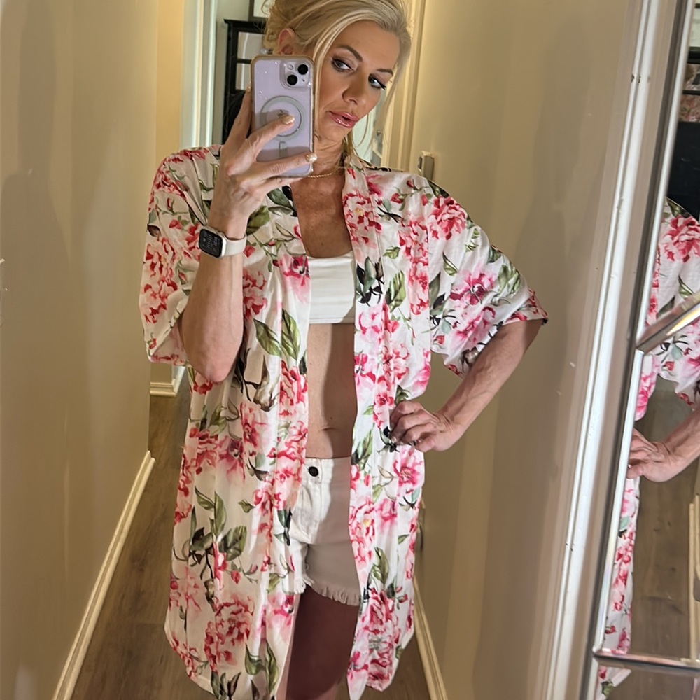 Show me your Mumu Floral Kimono comfy Robe